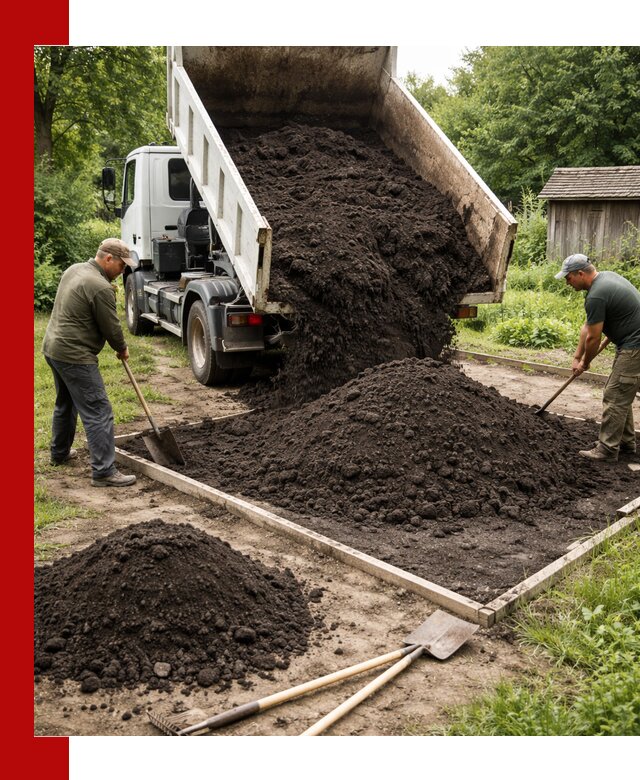 Купить чистый чернозем для огорода с доставкой в Кингисеппе