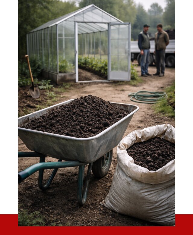 Чернозем для теплицы в Кингисеппе с доставкой от 1558 р. | ПРОНЕРУДКгп