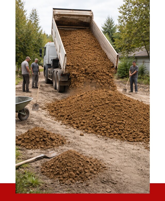 Купить суглинок с доставкой в Кингисеппе от 2596 р. за куб | ПРОНЕРУДКгп