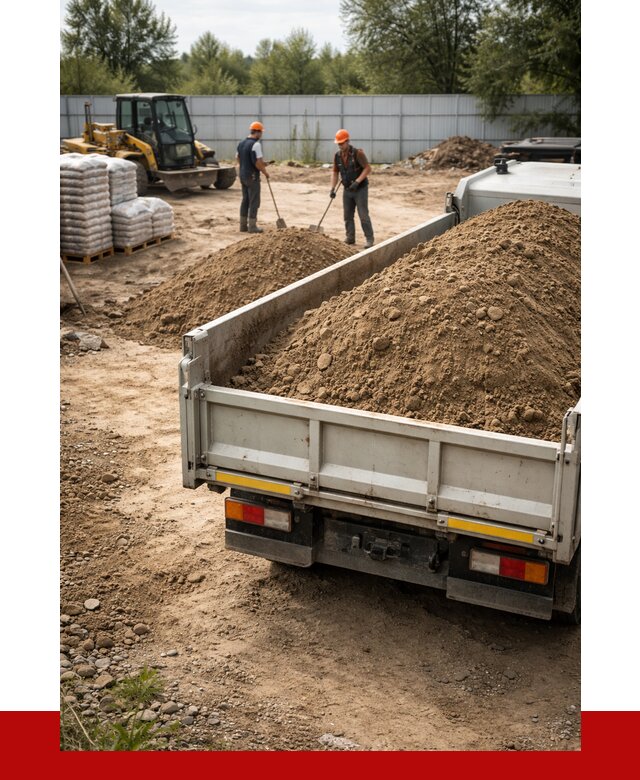 Супесь с доставкой в Кингисеппе от 2544 р. за куб | ПРОНЕРУДКгп