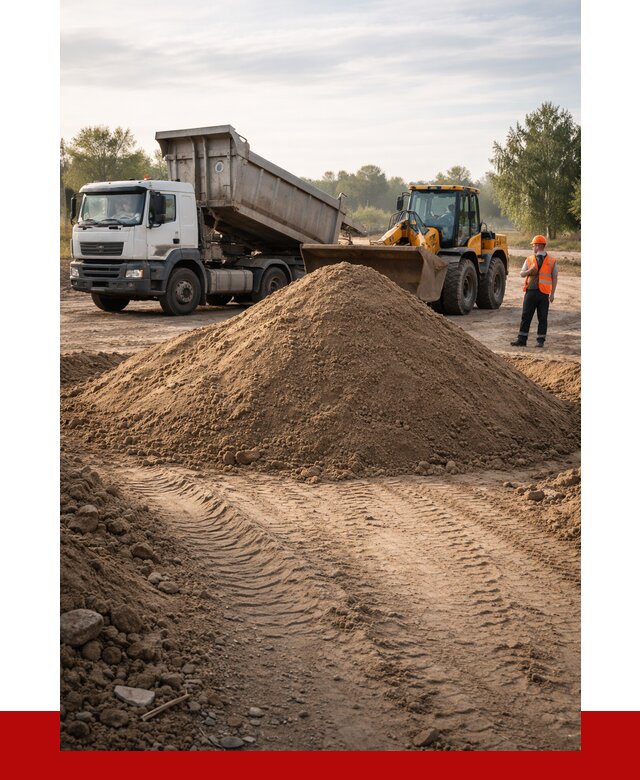 Купить песчаный грунт с доставкой в Кингисеппе от 4361 р. | ПРОНЕРУДКгп