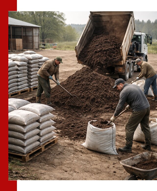 Доставка компоста оптом и в розницу в Кингисеппе