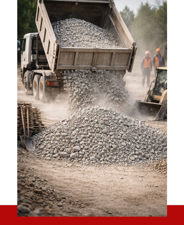 Купить дробленый бетон в Кингисеппе от 1765 р./куб | ПРОНЕРУДКгп