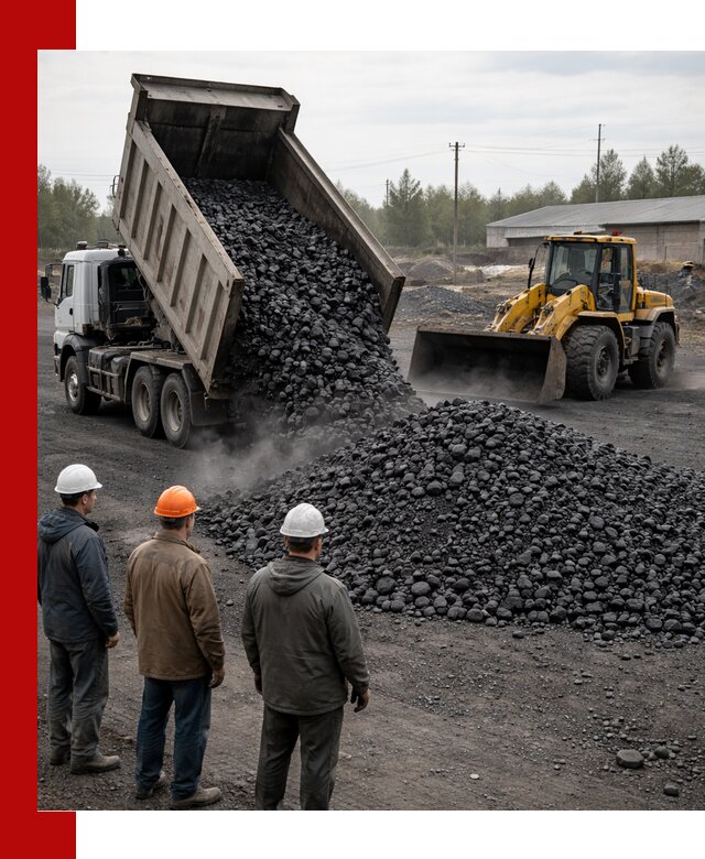 Доставка угля антрацита в Кингисеппе с самосвалами и погрузкой