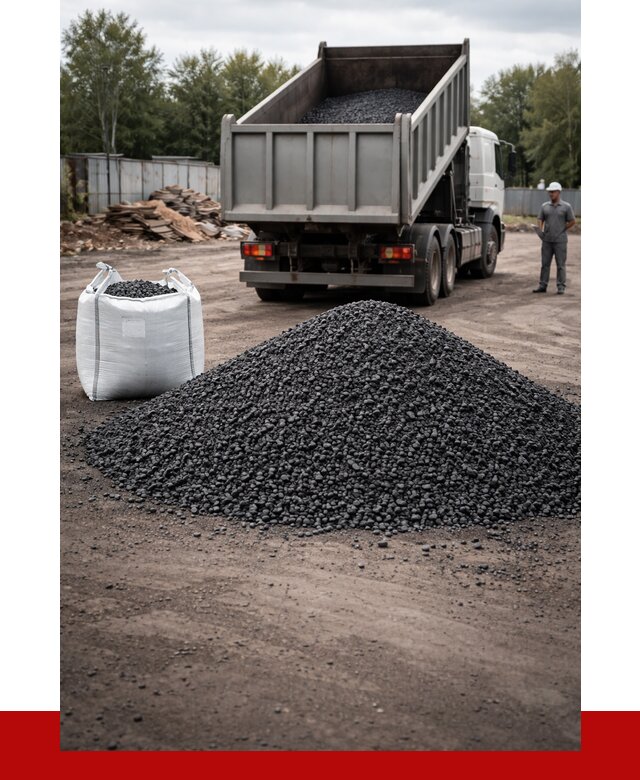 Купить уголь семечка с доставкой в Кингисеппе от 8100 р. | ПРОНЕРУДКгп