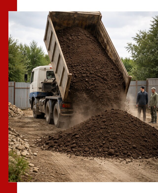 Доставка самосвалом 10 кубов в Кингисеппе быстро и надёжно