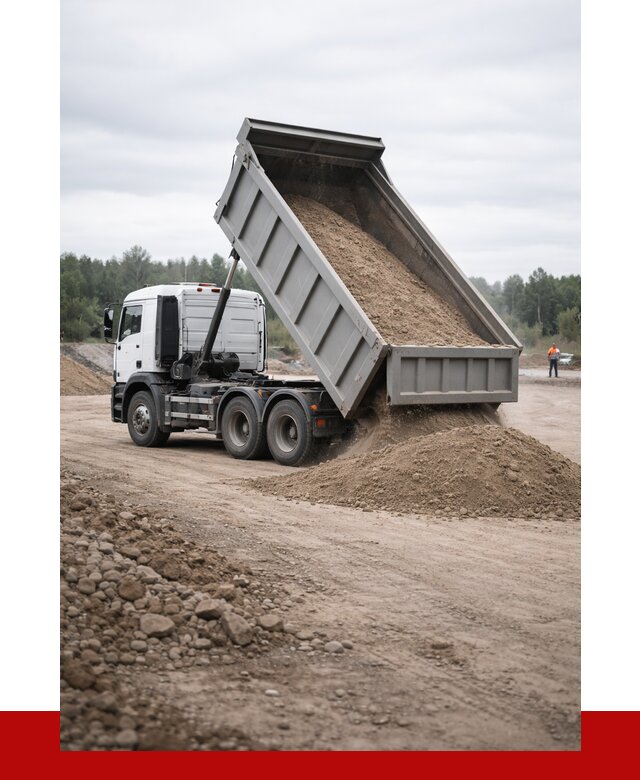 Доставка самосвалом 15 кубов в Кингисеппе от 6750 руб. | ПРОНЕРУДКгп