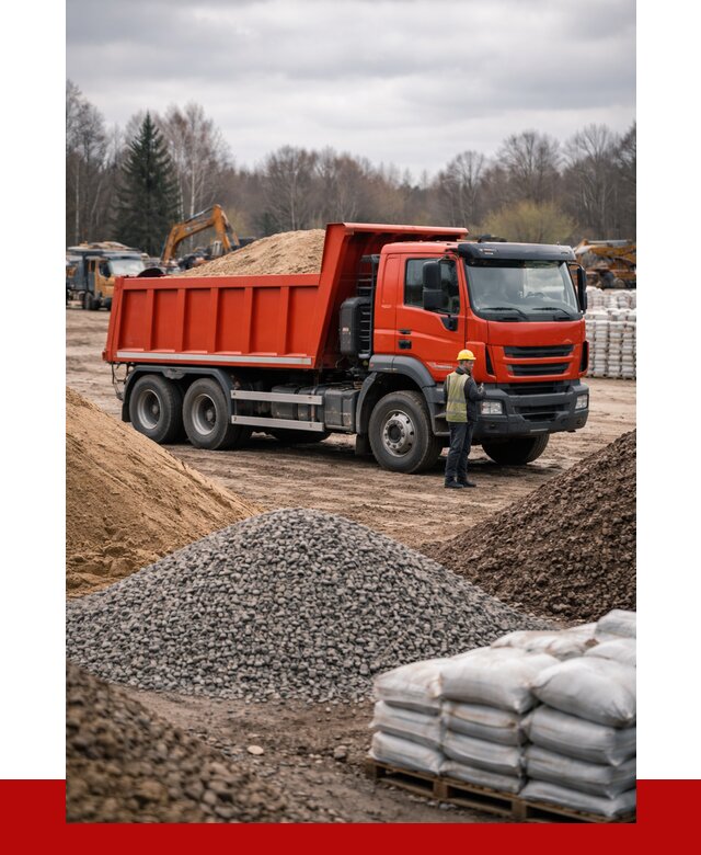 Доставка самосвалом 25 кубов в Кингисеппе от 7788 р. | ПРОНЕРУДКгп