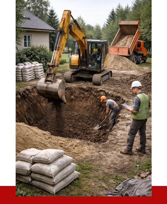 Рытье котлована в Кингисеппе быстро от 4673 р. ПРОНЕРУДКгп