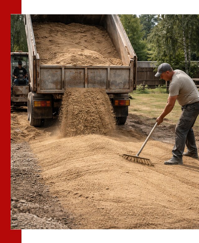 Отсыпка участка песком в Кингисеппе быстро и качественно