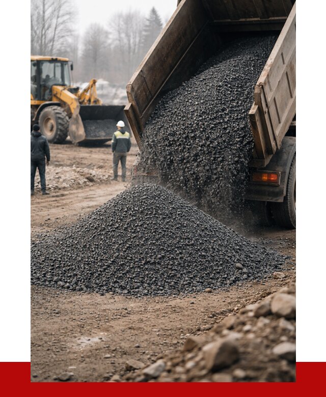 Асфальтовая крошка в Кингисеппе с доставкой от 1869 р. | ПРОНЕРУДКгп